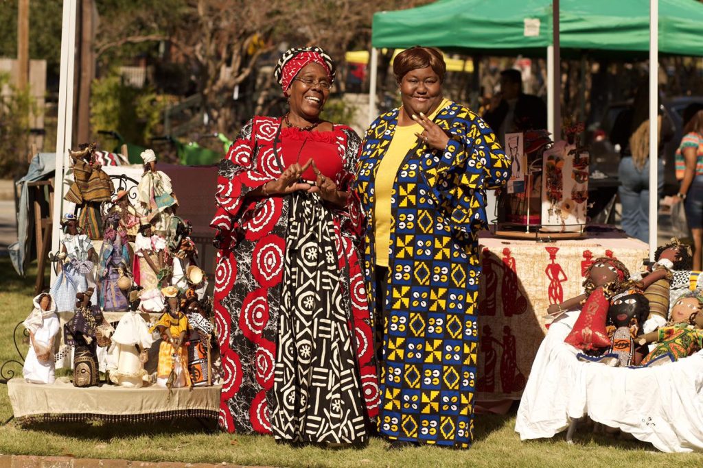 Performers at the MOJA Arts Festival in Charleston, South Carolina